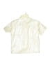BP. Metallic Ivory Short Sleeve Button-Down Shirt Size 2 - photo 2