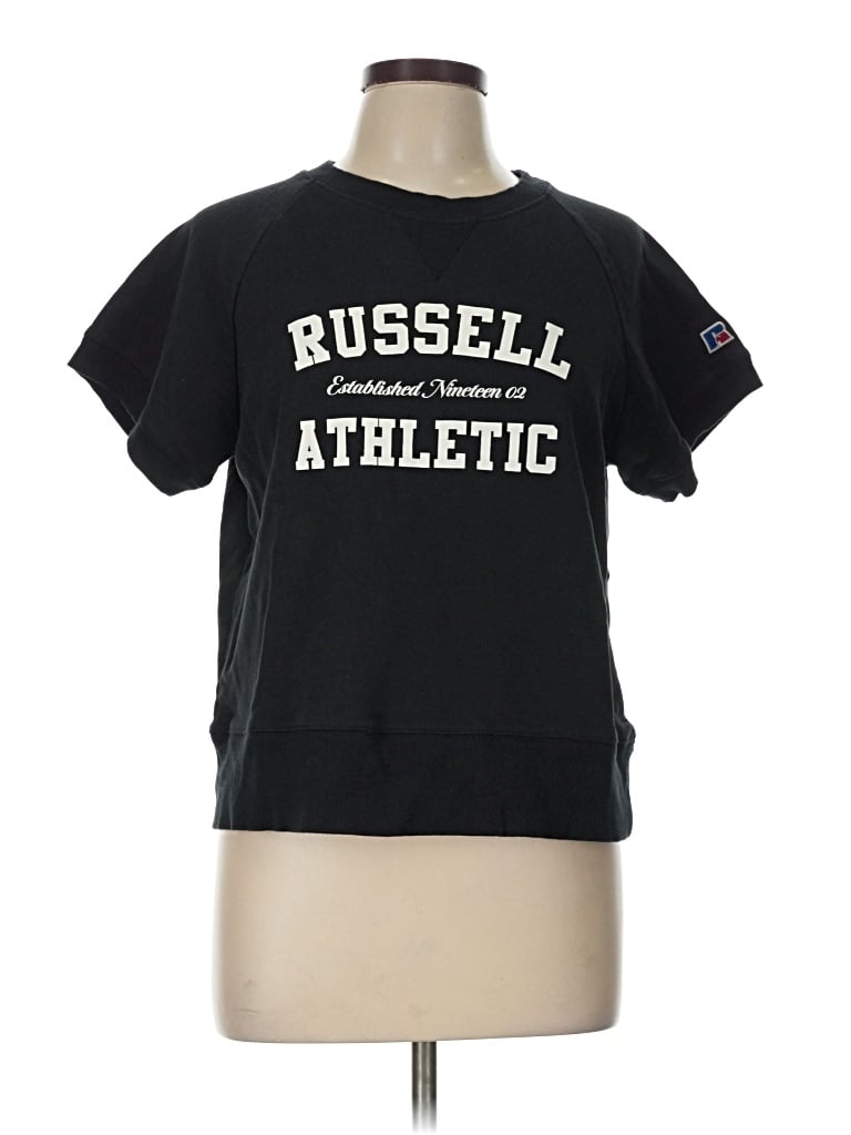 Pre-owned Russell Athletic Sweatshirt In Black