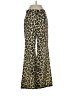 Zara Animal Print Gold Casual Pants Size XS - photo 1