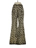 Zara Animal Print Gold Casual Pants Size XS - photo 2