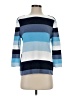 Saint James 100% Cotton Stripes Blue Pullover Sweater Size 4 - photo 1
