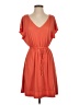 Soma Solid Orange Casual Dress Size XS - photo 1