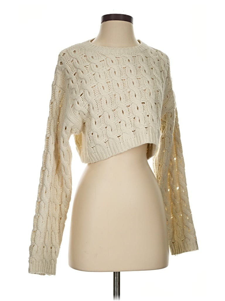 Pre-owned &merci Pullover Sweater In Ivory