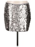 Express 100% Polyester Metallic Silver Formal Skirt Size M - photo 1