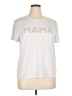 Jaclyn Intimates Silver Short Sleeve T-Shirt Size XL - photo 1