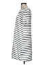 Gap Stripes Gray Casual Dress Size Med Petite - photo 5