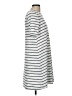 Gap Stripes Gray Casual Dress Size Med Petite - photo 4