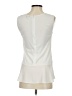 Ann Taylor 100% Polyester Ivory Sleeveless Blouse Size XS - photo 2