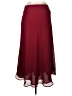Croft & Barrow 100% Polyester Solid Burgundy Formal Skirt Size 10 - photo 2