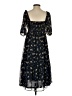 Kohl's 100% Polyester Black Casual Dress Size S - photo 2