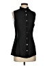 Viktor Luna Black Sleeveless Button-Down Shirt Size 4 (estimated) - photo 1