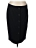 Magaschoni Solid Black Formal Skirt Size 12 - photo 1