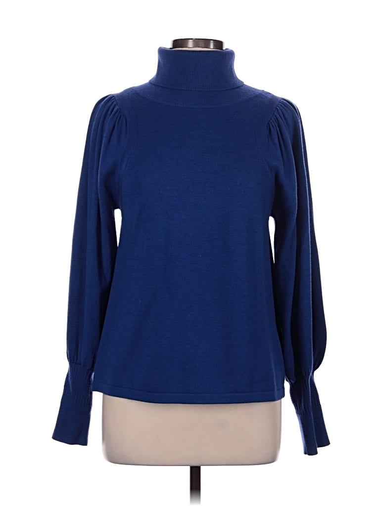 Pre-owned Apiece Apart Wool Pullover Sweater In Blue