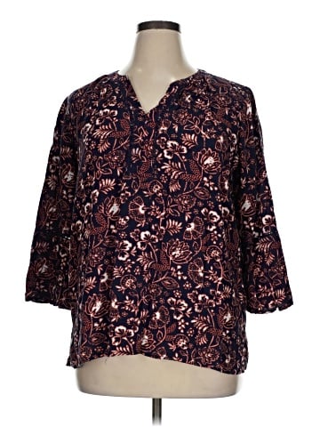 Gloria Vanderbilt 3/4 Sleeve Blouse (view 1)