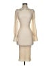SNDYS. 100% Polyester Ivory Cocktail Dress Size 0 - photo 1
