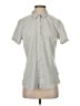 VAUDE 100% Polyester Checkered-gingham Gray Short Sleeve Blouse Size S - photo 1