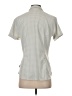VAUDE 100% Polyester Checkered-gingham Gray Short Sleeve Blouse Size S - photo 2