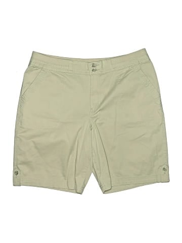Karen Scott Khaki Shorts (view 1)