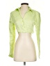 Zara Green Long Sleeve Blouse Size XS - photo 1