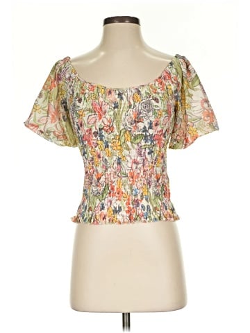 By Anthropologie Short Sleeve Blouse (view 1)