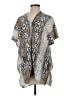 Karlie Animal Print Silver Kimono Size S - photo 1