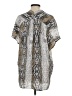 Karlie Animal Print Silver Kimono Size S - photo 2