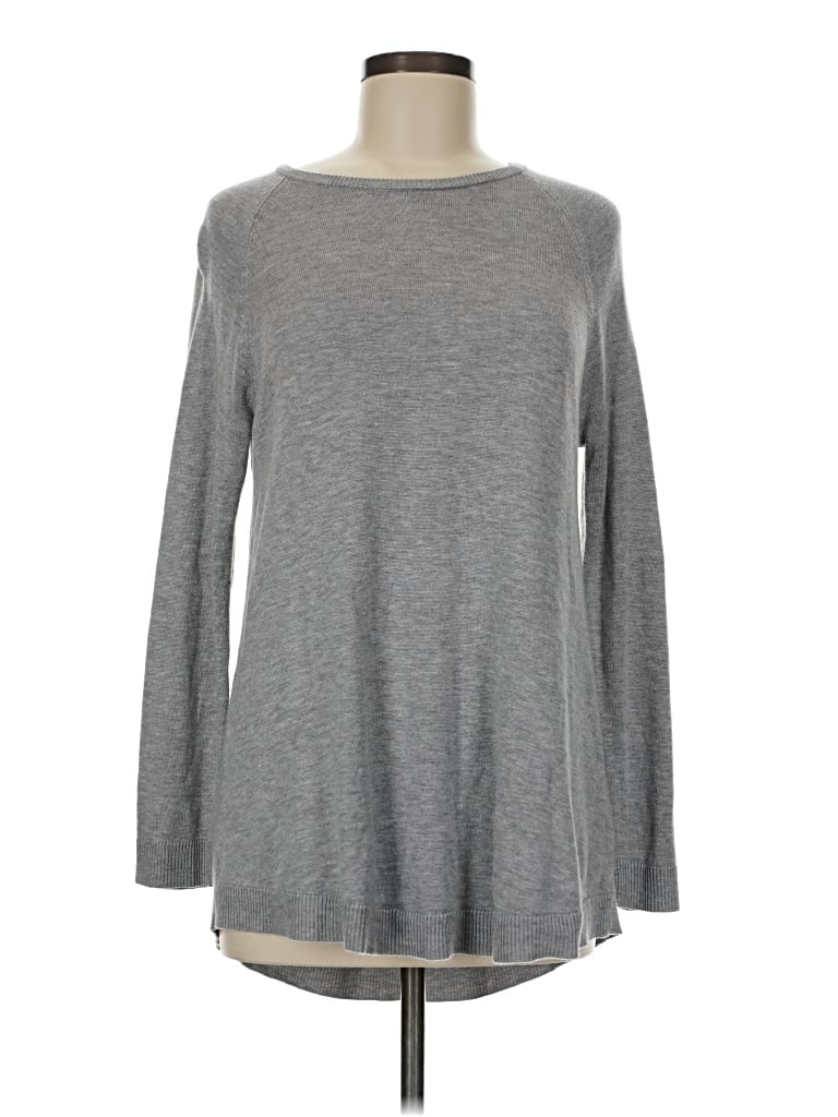 Pre-owned Joan Vass New York Pullover Sweater In Gray