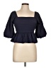 Mi ami Blue 3/4 Sleeve Top Size L - photo 1