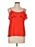 Francesca's Orange Sleeveless Blouse Size L (estimated) - photo 1