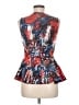 Wolven Red Sleeveless Blouse Size 8 - photo 2