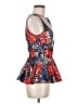 Wolven Red Sleeveless Blouse Size 8 - photo 4