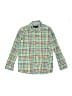 Lands' End 100% Baumwolle Checkered-gingham Green Long Sleeve Button-Down Shirt Size L (kids) - photo 1