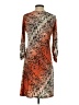 Assorted Brands Print Orange Cocktail Dress Size S - photo 2