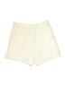 Torn by Ronny Kobo Chevron-herringbone Ivory Shorts Size M - photo 2