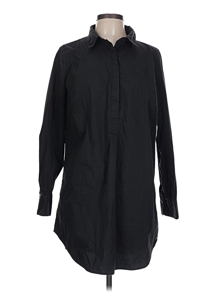 Pre-owned Universal Standard Long Sleeve Button Down Shirt In Black