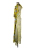 Zara Print Yellow Green Cocktail Dress Size XS - photo 5