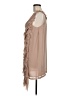 H&M 100% Polyester Tan Cocktail Dress Size 8 - photo 5