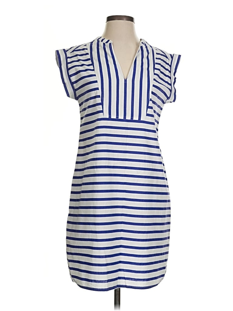 Pre-owned Jcrew Casual Dress In Blue