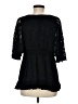 Torrid Floral Black 3/4 Sleeve Blouse Size Med Plus (00) - photo 2