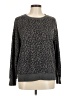 Splendid Animal Print Gray Pullover Sweater Size M - photo 1