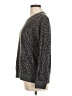 Splendid Animal Print Gray Pullover Sweater Size M - photo 5