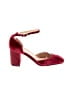 J.Crew Maroon Red Heels Size 6 1/2 - photo 1