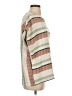 Billy Reid Stripes Tan Short Sleeve Top Size S - photo 4