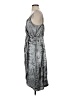 Worthington 100% Polyester Metallic Silver Cocktail Dress Size S - photo 5