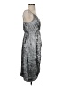 Worthington 100% Polyester Metallic Silver Cocktail Dress Size S - photo 4