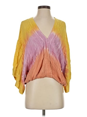 Young Fabulous & Broke 3/4 Sleeve Blouse (view 1)
