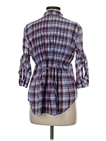 Moda International 3/4 Sleeve Button-Down Shirt (view 2)