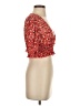 Luxxel 100% Polyester Red 3/4 Sleeve Blouse Size S - photo 4