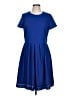 Calvin Klein Blue Casual Dress Size 12 - photo 1