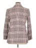 Talbots Plaid Brown Blazer Size 14 - photo 2